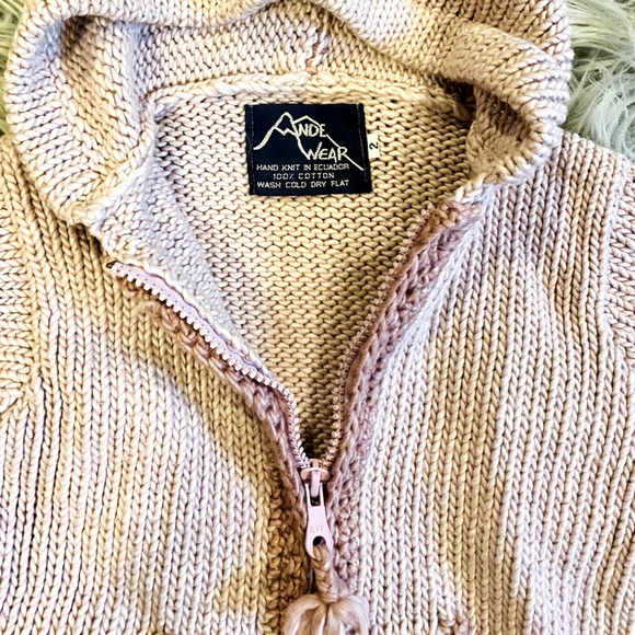 Ande Wear Hand Knit Dinosaur Sweater - Picture 3 of 3